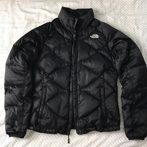 Black North Face Down Coat